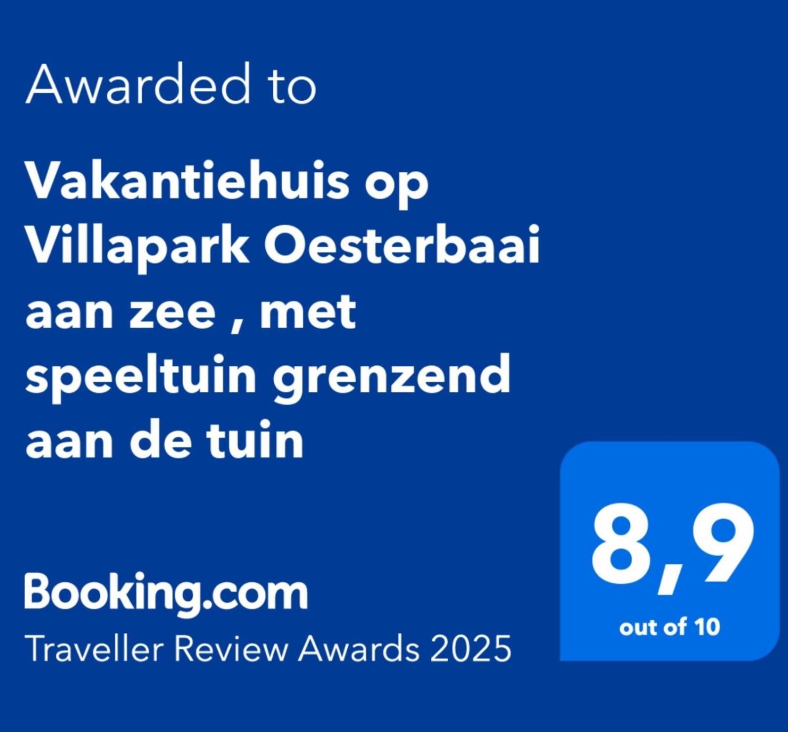 Vakantiehuis Op Villapark Oesterbaai Aan Zee , Met Speeltuin Grenzend Aan De Tuin ウェーメルディンゲ エクステリア 写真